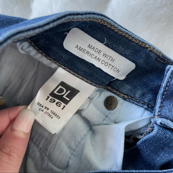 DL1961 Wagner Petite Ankle Legging in Blade - Picture 11 of 12